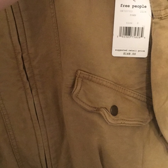 Free People Poet Sleeve Jacket S NWT - Picture 6 of 8